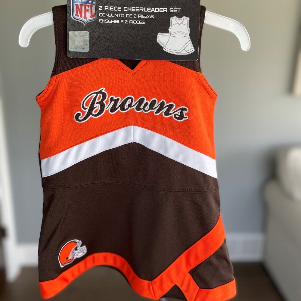 Cleveland Browns 18mo Cheerleader Two-Piece Dress